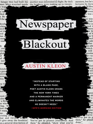 cover image of Newspaper Blackout
